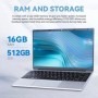 Ordenador portátil FIREBAT A14 Intel N5095 14,1 pulgadas 16GB LPDDR4 R
