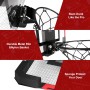 YIMORE Children's Basketball Hoop, Indoor Outdoor Basketball Basket for Children Toy with 3 Balls Net and Pump for 5 6 7 8 9 10