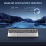 Celeron-ordenador portátil N5095 de 15,6 pulgadas, 32GB + 2048GB, Wind