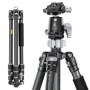 K & F Concept-trípode de fibra de carbono para cámara DSLR, soporte co