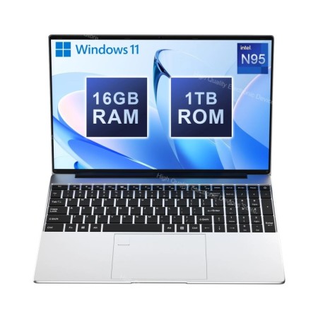 15,6 "portátil ligero N95 FHD pantalla IPS 7500mAh batería 16GB/32GB R