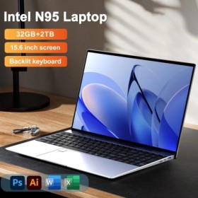 15,6 "portátil ligero N95 FHD pantalla IPS 7500mAh batería 16GB/32GB R