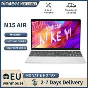 Ninkear-ordenador portátil N15 Air con Windows 11 pro, Notebook de 15,