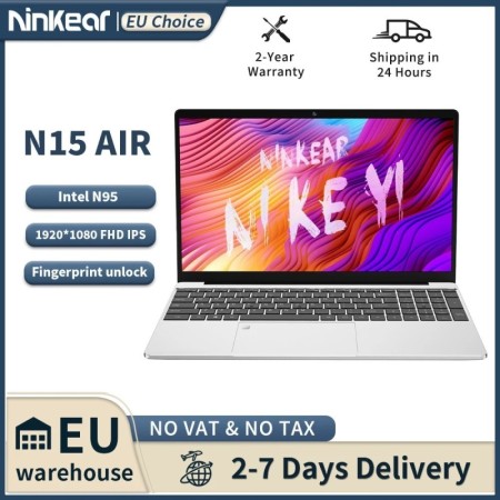 Ninkear-ordenador portátil N15 Air con Windows 11 pro, Notebook de 15,