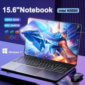 Ordenador portátil de 15,6 ", 32GB de Ram, DDR4, 2TB, SSD, Windows 11,