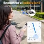 ATUVOS Air Tag Card Localizador Ultradelgado 1.6mm, Smart Bluetooth Tracker Compatible con APP Buscar Apple (Sólo iOS, Android