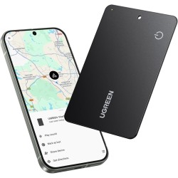 UGREEN FineTrack Slim Smart Finder Localizador Solo Android 5 Años Batería Rastreador Ultra Delgado 1.7mm Impermeable IP68