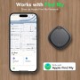 Smart Air Tag Tracker 4 Pack, Buscador de Objetos Bluetooth Funciona con Buscar Apple (Sólo iOS, Android no Compatible), Rastreo