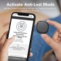 Smart Air Tag Tracker 4 Pack, Buscador de Objetos Bluetooth Funciona con Buscar Apple (Sólo iOS, Android no Compatible), Rastreo