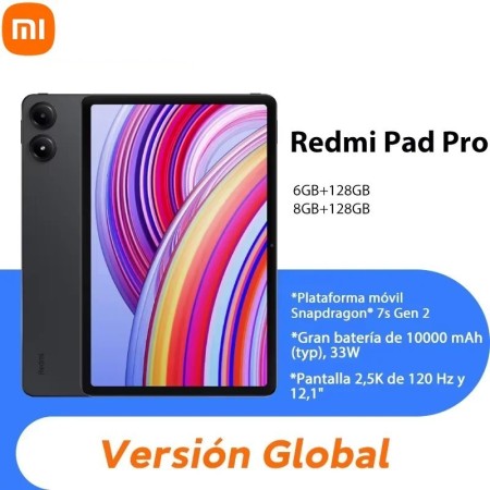 Versión Global Redmi Pad Pro Tablet Snapdragon® 7s Gen 2 Plataforma Mó