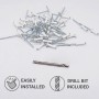 SKIR'CO (200 uds) Remaches ciegos pintados 3,2 x 12 mm, Remaches Ciegos de Aluminio, DIN 7337, Mandril de Acero, Remaches Pop,