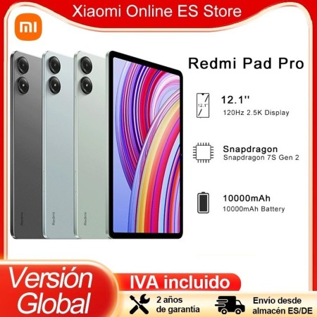 Versión Global Xiaomi Redmi Pad Pro Tablet 12,1 pulgadas 2,5 K 120Hz p
