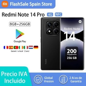 Xiaomi Redmi Note 14 Pro 4G, NFC, teléfono inteligente, MediaTek Helio