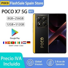 POCO X7 5G,NFC,Teléfono inteligente，Dimensity 7300-Ultra，Pantalla 6,67