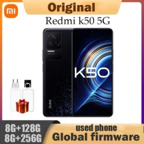 Gloabl Rom xiaomi Redmi k50 5G Smartphone desbloqueado pantalla de 6,6