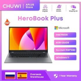CHUWI HeroBook Plus portátil de 15,6 pulgadas, 256 GB de SSD de 8 GB d
