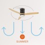CREATE / WINDCALM/Ceiling fan with black light and control/40W, silent, Ø132 cm, 6 speeds, 3 light temperatures, timer,