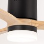 CREATE / WINDCALM/Ceiling fan with black light and control/40W, silent, Ø132 cm, 6 speeds, 3 light temperatures, timer,