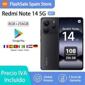 Xiaomi Redmi Note 14 5G, NFC, teléfono inteligente, Dimensity 7025-Ult