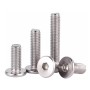 Foyoram Tornillos de cabeza de oblea M3 x 25 mm con hexágono interior, 50 unidades, acero inoxidable, tornillo de cabeza plana