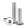 Foyoram Tornillos de cabeza de oblea M3 x 25 mm con hexágono interior, 50 unidades, acero inoxidable, tornillo de cabeza plana