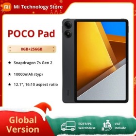 POCO Pad versión Global 12,1 ''120Hz 2,5 K pantalla Snapdragon 7s Gen 