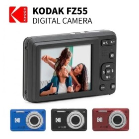 Cámara Digital KODAK PIXPRO FZ55-RD de 16MP, Zoom óptico 5X, gran angu