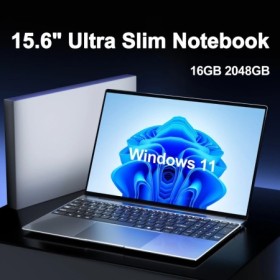 Ordenador portátil ultradelgado de 15,6 pulgadas, 16GB de RAM, 2TB de 
