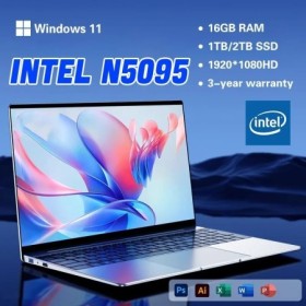 Ordenador portátil Intel Celeron N5095, Notebook de 14,1 pulgadas, 16G