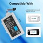 FLSTOR - Batería de repuesto para Wii U Gamepad 3600mAh para Nintendo Wii U Gamepad WUP-010/WUP-012 con herramienta