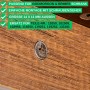 Tuerca conectora de mueble, 12 piezas, 14 x 11 mm, compatible con GODMORGON y BRIMES de IKEA, recambio para 19250, 102509,