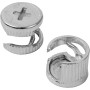 Tuerca conectora de mueble, 12 piezas, 14 x 11 mm, compatible con GODMORGON y BRIMES de IKEA, recambio para 19250, 102509,
