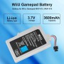 FLSTOR - Batería de repuesto para Wii U Gamepad 3600mAh para Nintendo Wii U Gamepad WUP-010/WUP-012 con herramienta