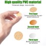 12 Hojas/648 Piezas Pegatinas Tapa Tornillos, ø21mm Pegatina Agujero de Tornillos, Tapa Agujeros Mueble PVC Impermeable, Tapar