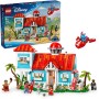 LEGO Disney's Lilo and Stitch Beach House Toy with 6 Rooms, Observatory, Spaceship, 5 Minifigures, Surfboard and More, Birthday