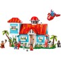 LEGO Disney's Lilo and Stitch Beach House Toy with 6 Rooms, Observatory, Spaceship, 5 Minifigures, Surfboard and More, Birthday