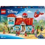 LEGO Disney's Lilo and Stitch Beach House Toy with 6 Rooms, Observatory, Spaceship, 5 Minifigures, Surfboard and More, Birthday