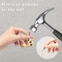 120 PCS Ganchos para Cuadros, Kit de Colgadores Pesados para Colgar Cuadros, Colgador para Marcos con Clavos, Gancho para Marcos