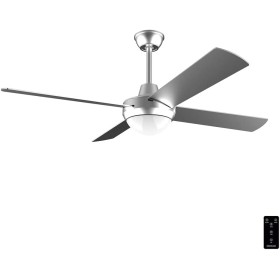 Cecotec EnergySilence Aero 570 Ceiling Fan with Remote Control, Timer and LED Light, 60 W, Diameter 132 cm, 4 Blades, 3 Speeds,