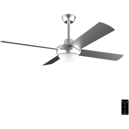 Cecotec EnergySilence Aero 570 Ceiling Fan with Remote Control, Timer and LED Light, 60 W, Diameter 132 cm, 4 Blades, 3 Speeds,