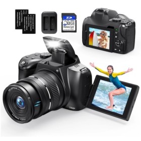 Cámaras digitales de 72MP para fotografía, cámara con Zoom óptico 4K 1