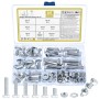 85 Pcs M8 Juego de Tornillos y Tuercas Hexagonales, Tornillos con Cabeza Hexagonal, Tornillos Pernos Hexagonales y Tuercas y