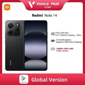 Xiaomi-smartphone Redmi Note 14, versión Global, Helio G99-Ultra Media