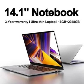 Ordenador portátil ultradelgado de 14,1 pulgadas, 16GB RAM, 2TB SSD, I