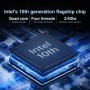 Portátil ultradelgado de 14,1 pulgadas, 16GB de RAM, 2TB SSD, Intel N3