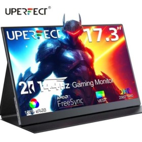 UPERFECT UPlays J9 144Hz Monitor de juegos portátil de 17,3 pulgadas, 