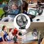 Ateroll 10000mAh Clip Fan with Remote Control, 3 Speeds Rechargeable Battery Portable Fan with Timer and LED Lights, 8 Inch