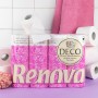Renova Papel higiénico 4 Capas Blanco Decorado Perfumado - 12 rollos de papel