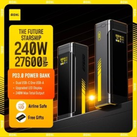 AOHI The Future Starship 240W 27600mAh Banco de energía con pantalla L