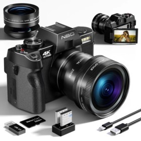 NBD-cámara de fotografía Digital compacta, cámara de red inalámbrica 4